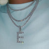 Diamond Letter Necklace