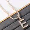 Diamond Letter Necklace