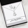 HUSBAND TO WIFE- FRIENDSHIP ANCHOR HEART NECKLACE