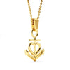 HUSBAND TO WIFE- FRIENDSHIP ANCHOR HEART NECKLACE