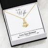 HUSBAND TO WIFE- FRIENDSHIP ANCHOR HEART NECKLACE