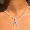 Diamond Letter Necklace