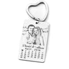 Custom Photo Calendar Keychain