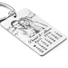 Custom Photo Calendar Keychain